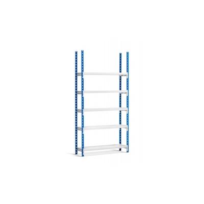 PROREGAL Fachbodenregal MAXIMUS Pro | Grundregal | HxBxT 240x150x60cm | 7 Ebenen | offener Fachboden | Fachlast 236kg | Lichtblau/Lichtgrau Image