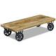 Coffee Table with Wheels, Side Table Multipurpose for Living Room