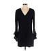 Lafayette 148 New York Casual Dress: Black Dresses - Women's Size Small