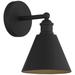 Savoy House Meridian 6.75" Wide Matte Black 1-Light Wall Sconce