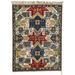 84 x 60 x 0.5 in Rug - Tufenkian Kazak One-of-a-Kind 5' x 7' Wool Area Rug in Blue/Green/Red Wool | 84 H x 60 W x 0.5 D in | Wayfair