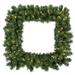 The Holiday Aisle® Grand Teton Square Artificial Christmas Wreath Traditional Faux in White | 48" H x 48" W x 3" D | Wayfair