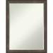 Red Barrel Studio® Harut Rectangle Wood Wall Mirror Wood in Brown | 26.75 H x 20.75 W x 1 D in | Wayfair 70035540D5C746778C11A3D4A8E47B97