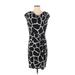 MICHAEL Michael Kors Casual Dress - Sheath Scoop Neck Short sleeves: Black Dresses - New - Women's Size Small
