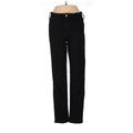 &Denim by H&M Jeans - High Rise Straight Leg Mom Jeans: Black Bottoms - Women's Size 27 - Dark Wash