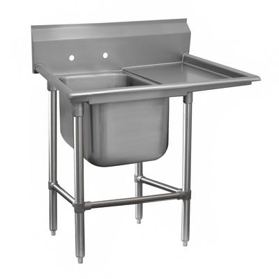 Advance Tabco 94-21-20-36R 62" 1 Compartment Sink w/ 20"L x 20"W Bowl, 14" Deep, Stainless Steel