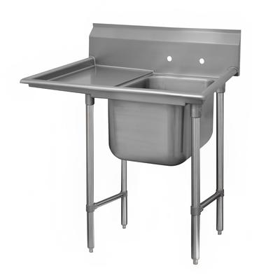 Advance Tabco 94-41-24-36L 66" 1 Compartment Sink w/ 24"L x 24"W Bowl, 14" Deep, Stainless Steel