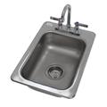 Advance Tabco DI-1-5 (1) Compartment Drop-in Sink - 10" x 14", Drain Included, Stainless Steel