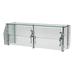 Advance Tabco DSG-15G-48 48" Multi-Use Sneeze Guard - 15"D, Counter-Mount, Glass, Glass Top Shelf, 48" x 15" x 18", Clear