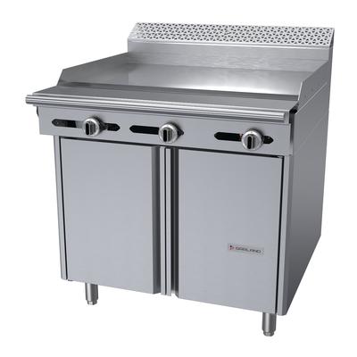 Garland C36-1-1S Cuisine 36" Commercial Gas Range w/ Griddle & Storage Base, Liquid Propane, Stainless Steel, Gas Type: LP
