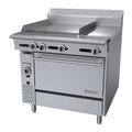 Garland C36-3-1C 36" Commercial Gas Range w/ Hot Top/Griddle & Convection Oven, Natural Gas, Stainless Steel, Gas Type: NG