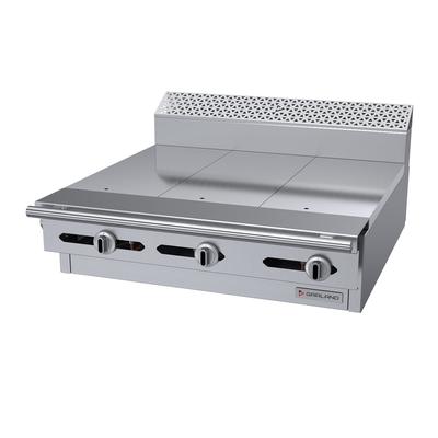 Garland C36-8M 36" Commercial Gas Range Top w/ (3) Hot Tops - Modular, Natural Gas, Stainless Steel, Gas Type: NG