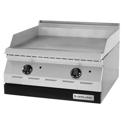 Garland GD-24G NG 24" Gas Commercial Griddle w/ Manual Controls - 1/2" Steel Plate, Natural Gas, Stainless Steel, Gas Type: NG