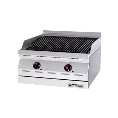 Garland GD-30RBFF LP 30" Countertop Charbroiler w/ High Lo Valve Control & Piezo Spark Ignition, Liquid Propane, Stainless Steel, Gas Type: LP