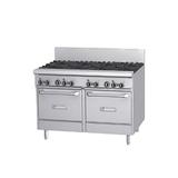 Garland GF48-8LL 48" 8 Burner Commercial Gas Range w/ (2) Space Saver Ovens, Liquid Propane, Stainless Steel, Gas Type: LP