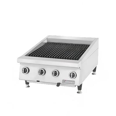 Garland GTBG36-NR36 LP 36" Countertop Charbroiler w/ Cast Iron Grates - Manual Controls, Liquid Propane, Stainless Steel, Gas Type: LP