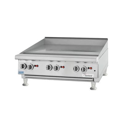 Garland GTGG60-G60M LP 59" Gas Commercial Griddle w/ Manual Controls - 1" Steel Plate, Liquid Propane, 59-1/6" x 23" Surface, LP Gas, Stainless Steel, Gas Type: LP