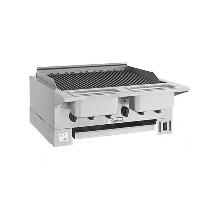 Garland HEEGM24CL NG High Efficiency Broiler w/ Removable Cast Iron Grates, 20 1/8 x 23 1/2" Grill, Natural Gas, Stainless Steel, Gas Type: NG