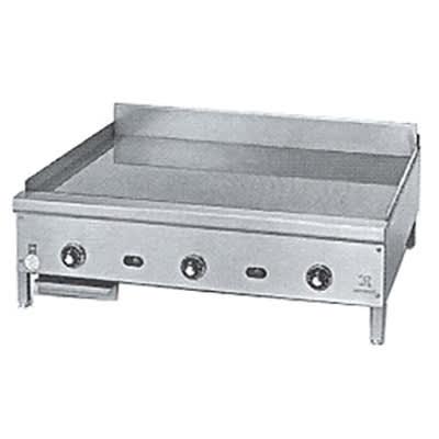 Jade Range JGM-2442 42" Gas Commercial Griddle w/ Manual Controls - 1" Steel Plate, Natural Gas, Stainless Steel, Gas Type: NG