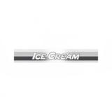 True 883666 Ice Cream Sign for GDM49DT & GDM49F, Black | True Refrigeration