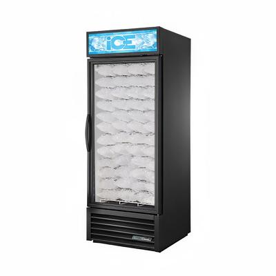 True GDIM-26NT-HC~TSL01 BLK 30" Indoor Ice Merchandiser w/ (54) 8 lb Bag Capacity - Glass Door, Black, 115v | True Refrigeration