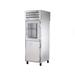 True STA1RPT-1HG/1HS-1S-HC 27 1/4" 1 Section Pass Thru Refrigerator, (2) Glass Doors, (1) Solid Door, Right Hinge, 115v, Silver | True Refrigeration