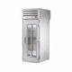 True STA1RRT-1G-1S Spec Series 35" 1 Section Roll Thru Refrigerator, (1) Glass Door, (1) Solid Door, 115v, Silver | True Refrigeration