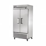 True T-35F-HC 40" 2 Section Reach In Freezer, (2) Solid Doors, 115v, 6 Adjustable Shelves, Silver | True Refrigeration