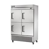 True T-49F-4-HC 54" 2 Section Reach In Freezer, (4) Solid Right Hinged Doors, 115v, Silver | True Refrigeration