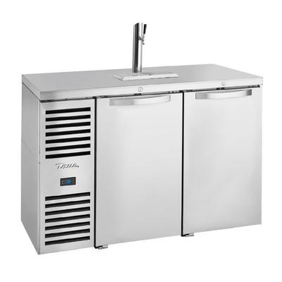 True TDR48-RISZ1-L-S-SS-1 48" Kegerator Commercial Beer Dispenser w/ 1 Keg Capacity - 1 Column, Stainless, 115v, 1-Keg Capacity, Silver