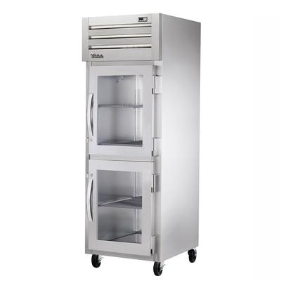True STR1H-2HG Full Height Insulated Mobile Heated Cabinet w/ 3 Pan Capacity, 208-230v, Stainless Steel | True Refrigeration