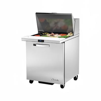 True TSSU-27-12M-C-HC~SPEC3 27" Spec Series Mega Top Sandwich/Salad Prep Table w/ Refrigerated Base, 115v, Stainless Steel | True Refrigeration