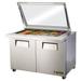 True TSSU-48-18M-B-FGLID-HC 48" Sandwich/Salad Prep Table w/ Refrigerated Base, 115v, Stainless Steel | True Refrigeration