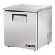 True TUC-27-HC-LP 27" W Undercounter Refrigerator w/ (1) Section & (1) Right Hinge Door, 115v, 6.5 Cubic Feet, Silver | True Refrigeration