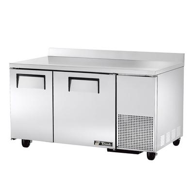 True TWT-60-32F-HC 60" W Worktop Freezer w/ 2 Sections & 2 Doors, 115v, Stainless Steel | True Refrigeration