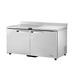 True TWT-60-HC~SPEC3 ADA Spec Series 60" Worktop Refrigerator w/ (2) Sections & (2) Doors, 115v, Silver | True Refrigeration