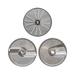 Hobart PLATE-3PACK-SS 3 Plate Pack W/ Wall Rack For FP100 Commercial Food Processor