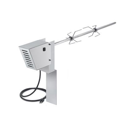 Crown Verity CV-RT-24BI Rotisserie Assembly w/ 5" Forks for BI & Estate 24 Grills