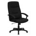 Flash Furniture BT-134A-BK-GG Swivel Office Chair w/ High Back - Black Fabric Upholstery