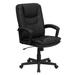 Flash Furniture BT-2921-BK-GG Swivel Office Chair w/ High Back - Black Leather Upholstery