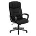 Flash Furniture BT-9177-BK-GG Swivel Office Chair w/ High Back - Black LeatherSoft Upholstery