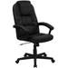 Flash Furniture BT-983-BK-GG Swivel Office Chair w/ High Back - Black LeatherSoft Upholstery