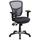 Flash Furniture HL-0001-DK-GY-GG Swivel Task Chair w/ Black Mesh Back &amp; Padded Mesh Seat - Black &amp; Silver Base w/ Casters