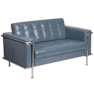 Flash Furniture ZB-LESLEY-8090-LS-GY-GG Loveseat w...