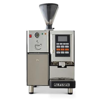 Astra SM111-1 Automatic Self Serve Commercial Espresso Machine w/ 1 Hopper & 4 1/5 liter Boiler - 110v, Stainless Steel