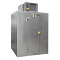 Master-Bilt QODF1012-C Outdoor Walk-In Freezer w/ Left Hinge - Top Mount Compressor, 10' x 12' x 6' 7"H, Floor