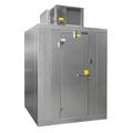 Master-Bilt QODF77612-C Outdoor Walk-In Freezer w/ Left Hinge - Top Mount Compressor, 6' x 12' x 7' 7"H, Floor