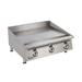 Star 836MA Ultra-Max 36" Gas Commercial Griddle w/ Manual Controls - 1" Steel Plate, Natural Gas, 1" Polished Steel Plate, 90, 000 BTU, Stainless Steel, Gas Type: NG