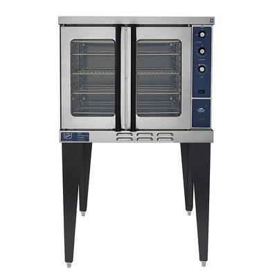 Duke 613Q-E3XX Single Full Size Electric Commercial Convection Oven - 10.0 kW, 240v/3ph, Single Deck, Stainless Steel