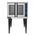 Duke 613Q-G1V Single Full Size Liquid Propane Gas Commercial Convection Oven - 40, 000 BTU, Stainless Steel, Gas Type: LP